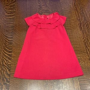 Lili Gaufrette hot pink ruffle collar dress size 3